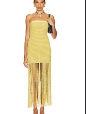 bec and bridge yellow and brown dress Bec and Bridge - Hazel Wheat Maxi Dress (Size 10) – Goldie's